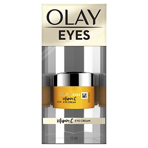 olay eye cream | Reduces Dark Circle, Wrinkles and Puffiness | With Peptides and Niacinamide | Normal, Oily, Dry & Combination Skin l Paraben & Sulphate free | 15ml (Vitamin c)
