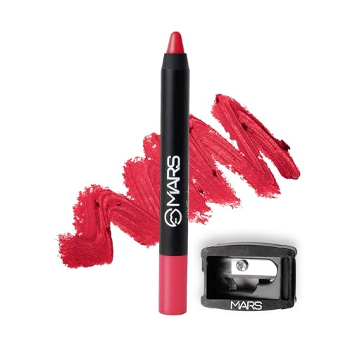 MARS Drip Lip Mist for Women (4.5 ml) (06-Cocoa Drip) Long Lasting Crayon Lipstick up to 12 Hours Stay | Matte Finish | Waterproof | Won't Smudge Won't Budge Lip Crayon (3.5 gm) (17-I Am Wise)