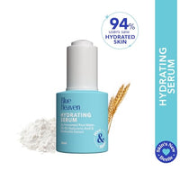 Blue Heaven Hydrating Face Serum for Women infused 5% Fermented Rice Water + 2% 4D Hyaluronic Acid + 0.5% Kombucha Extract | Increase Skin Elasticity | Glowing Skin & Reduces Fine Lines, 20ml