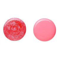 Typsy Beauty 2 In 1 Gel Nail Polish | Glitter Pink & Pink | Quick Drying | Glossy Finish | Long Lasting | Chip Resistant |10 ml