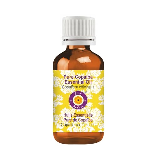 Deve Herbes Pure Copaiba Essential Oil (Copaifera officinalis) Steam Distilled 15ml