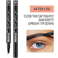 Tmisham Store Eyebrow Pen- Black, Waterproof & Smudge-proof, One Swipe Application with Micro Precision, Natural & Long-lasting Finish, For Denser & Fuller Eyebrows, Easy to use(pc of 1)