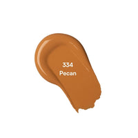 TYPE BEAUTY INC. Calm On Long Lasting Foundation with 12-Hr Wear | Soothing Oat & Amino Acids | Blendable Foundation For Makeup | Light Coverage for a Flawless Look | For Women - Pecan (334) | 20ml