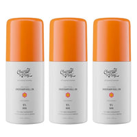 Chemist at Play UnderArm Roll-On Deodorant with 5% AHA, Lactic Acid & 1% Mandelic Acid | Prevents Body Odour, Brightens Skin & Exfoliates Underarm | Peach Fragrance 40ml (Pack of 3)