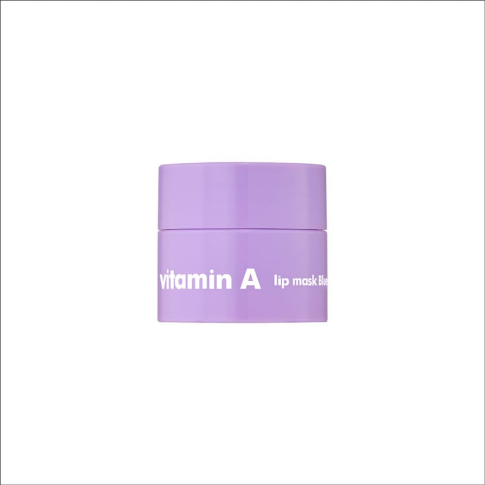 The Face Shop Vitamin A Lip Mask With Blueberry Extracts, Shea Butter For Soft, Plump Lips Mini, 5g