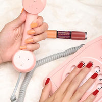 Typsy Beauty 2 In 1 Gel Nail Polish | Orange & Red | Quick Drying | Glossy Finish | Long Lasting | Chip Resistant |10 ml