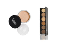 STARS COSMETICS Derma Series Foundation Color Palette & Translucent Powder, Matte Finish Long lasting Waterproof Face Makeup Cream Suitable For All Skin Types (DERMA PALETTE & NATURAL MATT)