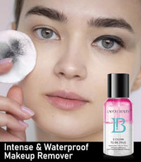 LAKYOU BEAUTY 2 Clean To Be True Makeup Remover - Pink (100ml) | Dual-Action Makeup Remover & Cleanser With Matte Finish
