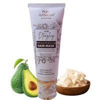 Pure Aatman Avocado Hair Mask For Frizzy, Curly And Wavy Hair With Avocado Oil Shea Butter, Hair Spa Cream For Women & Men-100gm