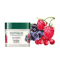 Biotique Berry Plumping Lip Balm | Smooths and Nourishing| Swells lips| Moisturized and hydrated | Long Lasting Protection and Refreshing |100% Botanical Extracts| All Skin Types | 12G