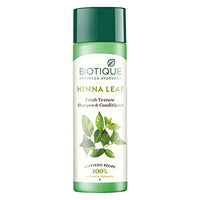 Biotique Bio Kelp Fresh Growth Protein Shampoo, 190ml & Henna Leaf Fresh Texture Shampoo & Conditioner, 190ml
