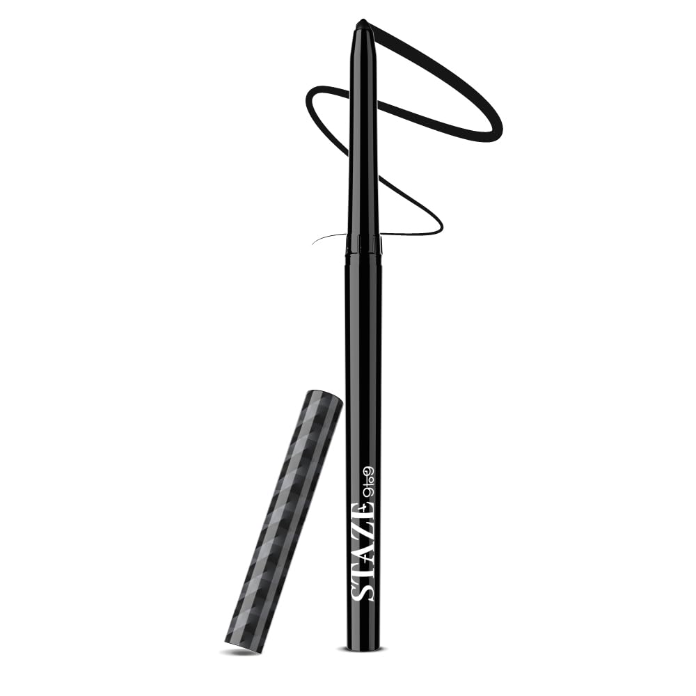 Staze 9to9 All Eyes On You Trio with Kajal + Liner + Mascara eyes makeup combo | Ultra-pigmented | 12 Hrs Long Lasting and Easily Blendable | Mix of Matte & Shimmer Eyeshadows