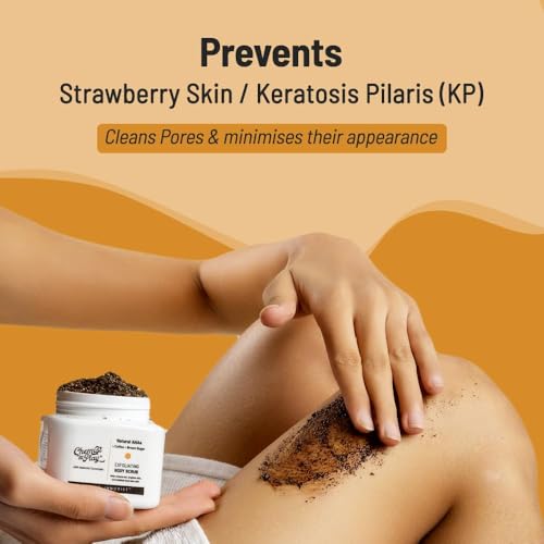 Chemist at Play Exfoliating Body Scrub For Removing Tan & Dead Skin Cells + Gentle Exfoliating Face Scrub with Mandelic Acid & Walnuts | Removes Dead Skin & Blackheads | For Smooth, Soft & Bright Skin | Natural AHAs | 75g + 100ml