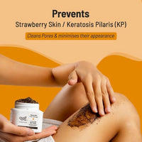 Chemist at Play Exfoliating Body Scrub For Removing Tan & Dead Skin Cells + Gentle Exfoliating Face Scrub with Mandelic Acid & Walnuts | Removes Dead Skin & Blackheads | For Smooth, Soft & Bright Skin | Natural AHAs | 75g + 100ml