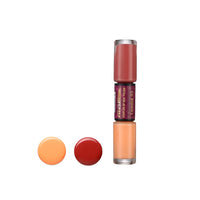 Typsy Beauty 2 In 1 Gel Nail Polish | Orange & Red | Quick Drying | Glossy Finish | Long Lasting | Chip Resistant |10 ml