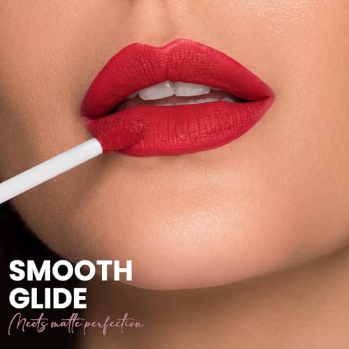 Seven Seas Feather Light Liquid Lipstick | Matte Finish Liquid Lipstick | Long Lasting | Non Transfer | One Coat Application | Stay Upto 12 Hours (312, 6ml)