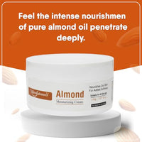Hakim Suleman's Almond Moisturizing Cream – Ultra-Hydrating, Nourishment for Soft & Radiant Skin, Suitable for All Skin Types - 150 g