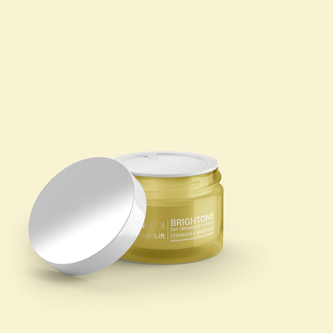 Spring H2O Brightone Day Cream (SPF 15 PA++) | Daily Hydrating & Nourishing Moisturizer for Glowing Skin | Lightweight, Non-Greasy Formula | For All Skin Types – 50ml