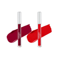 FLiCKA Tomato Liquid Matte Lipstick Transfer Proof, Smudge Proof, Non-Sticky, Creamy Lightweight Shade 5 & Shade 9 Combo
