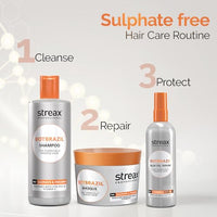 Streax Professional BotBrazil Acai Oil Serum,100ml for Chemically Treated Hair- Keratin, Botox, Nanoplasty, & Smoothening which helps to control frizzy hair, dry hair |Hair serum for Women & Men