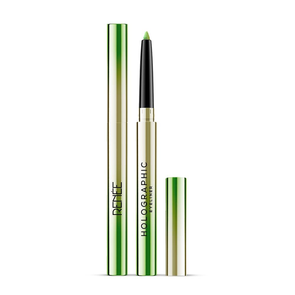 RENEE Holographic Eyeliner, Smudge-Proof & Long-Lasting, Easy Glide & Quick-Drying Formula with Monochrome Effect, Intense Color Pay-Off, Infused with Vitamin E, 02 Saturn