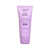 Conscious Chemist® Sunscreen SPF 50 PA++++ | 50g | Sunscreen for Oily Skin, Gel Sunscreen, Niacinamide with Black Berry Extract, Hybrid Lightweight, All Skin Types - Berry Bright