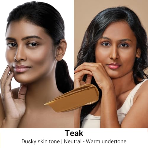 brwn. pro melanin care Hd Perfecting Concealer Cream For Face Makeup | For All Indian Skin Tones | Lightweight, Full Coverage, Waterproof Matte Finish | Dark Circles And Blemishes Eraser | 10 Teak