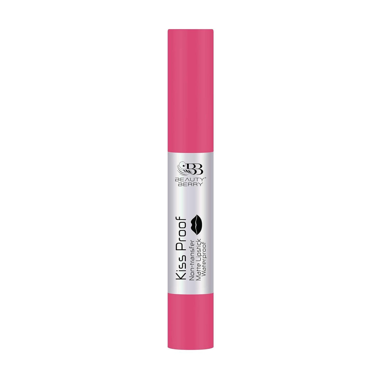 Beauty Berry Kiss Proof Non Transfer Matte Lipstick for Women, Waterproof Long Lasting Lip Crayon, Pack of 1. (Merry -12)