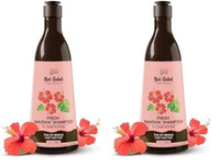 Nat Habit Sulfate-Free Natural Five Oils Hibiscus Hair Growth Shampoo, Navdha Shampoo for Women and Men (Pack of 2 X 250ml)