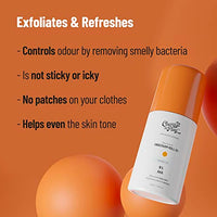 Chemist at Play UnderArm Roll-On with 5% Lactic Acid & 1% Mandelic Acid | Prevents Odour, Brightens Skin & Exfoliates Underarm | Fragrance-Free for Sensitive Skin | Alcohol Free | 40ml (Pack of 3)