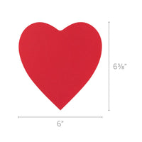 Hygloss Heart Shape Paper Cut-Outs for Arts and Crafts-Many Creative Uses-Valentine’s Day Activities-Red, Pink and White-6 Inches-Jumbo Pack-240 Pcs Heart (6