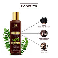 Khadi Organique Anti Dandruff Hair Shampoo | Controls Dandruff | Eliminates Dryness, Flaking, and Itching - 200 ML