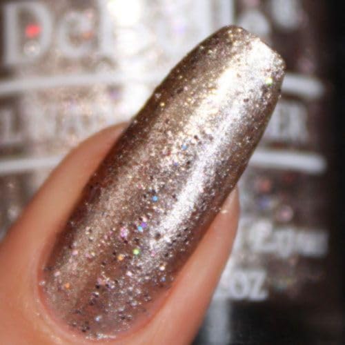 DeBelle Gel Nail Polish Sparkling Dust (Glitter Nail Paint)|Non UV - Gel Finish |Chip Resistant | Seaweed Enriched Formula| Long Lasting|Cruelty and Toxic Free| 8ml