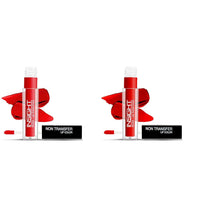 INSIGHT Non Transfer Matte Lip Color, 4Ml (06 Angel Red) & Matte Lip Color, 4Ml (02 Red Alert)