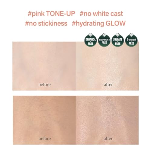 d'alba Piedmont Italian White Truffle Waterfull Tone-Up Sunscreen, Vegan Skincare, Tinted Moisturizer With Spf 50+ Pa++++, Glowy Sunscreen For Sensitive Skin, 1 Count