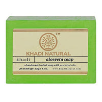 Khadi Naturals Ayurvedic handmade bathing soap Bar Combo Natural Soap Set 125 g (Pack of 10) With Free Loofah