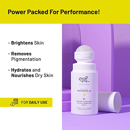 Bare Anatomy Anti Hair Fall Shampoo|5x Hair Fall Control & Growth - 250ml and Chemist at Play Brightening Roll On 40ml