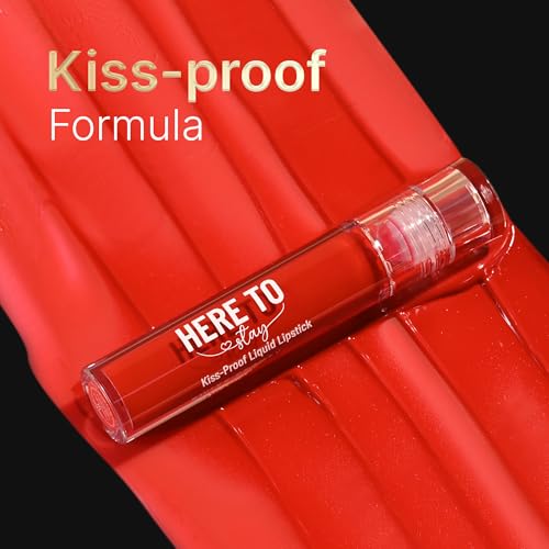 Swiss Beauty Select Here To Stay Liquid Matte Lipstick with Kiss-Proof Formula | Infused with Vitamin E | Non-Transfer, Smudgeproof | 12-18 Hrs Stay | Shade - Nudist Love, 3ml |