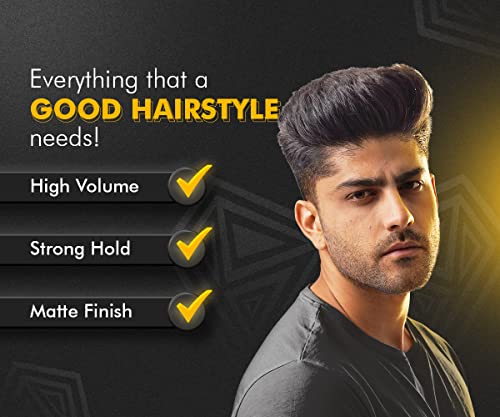 Urbangabru Hair Volumizing Powder Wax (10 Gram) + Hair Growth Cream (100 Gram) - Men's Hair Styling Kit