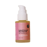 Fix My Curls Scalp & Strands Elixir Hair Oil Revitalize & Protect 2-In-1 Serum and Oil for Curly/wavy Hair| Lightweight Hydration & Shine| Enriched with Golden Seaweed & Retinol Heat Protection| 30ml