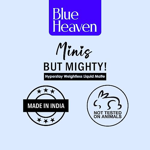 Blue Heaven Minis But Mighty Hyperstay Weightless Liquid Matte Lipstick Bridesmaid Nude