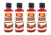 Khadi Pure Herbal Reetha Shampoo/Hair Cleanser, 210 ml (Pack of 4),Red