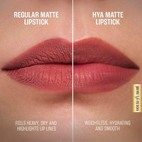 Lakmé 9to5 Liquid Lipstick, Hya Matte, with Hyaluronic Acid for hydrated lips, Vacation Nude 3.6gm