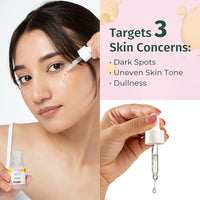 Pure Origin 20x Korean Vitamin C Brightening Face Serum | Reduces Dark Spots, Dullness & Uneven Skin Tone | Serum For Glowing Skin | For All Skin Types | 10ml