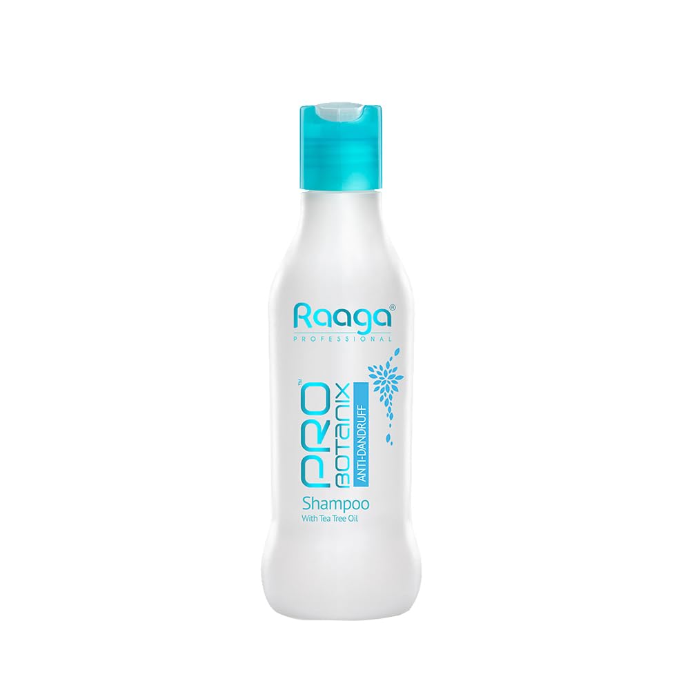 Raaga Professional Pro Botanix Anti-Dandruff Shampoo with Tea Tree Oil (200 ml) Reduces Itchiness & Flaking, Prevents Dryness | Suitable For Men and Women