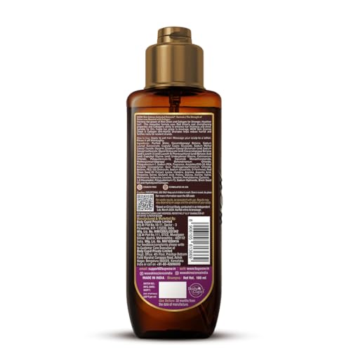 WOW Skin Science Red Onion Black Seed Oil Shampoo with Red Onion Black Seed Extract, Controls Hair fall, Contains Black Seed Oil & Pro-Vitamin B5 | No Paraben | No Sulphate | For Men & Women- 100ml