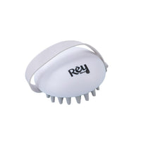 Rey Naturals Hair Scalp Massager | Shampoo & Hair Oil Brush for Men and Women | Hair Growth, Scalp Care and Relaxation | Oil Massager For Scalp | Soft Silicon Bristles for Gentle Massage | Grey