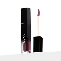 FLiCKA Set and Attack Liquid Matte Lipstick For Women| Transfer Proof, Smudge Proof, Non-Sticky, Creamy Lightweight Lipstick For Women, 14 Dark Night, 7ml