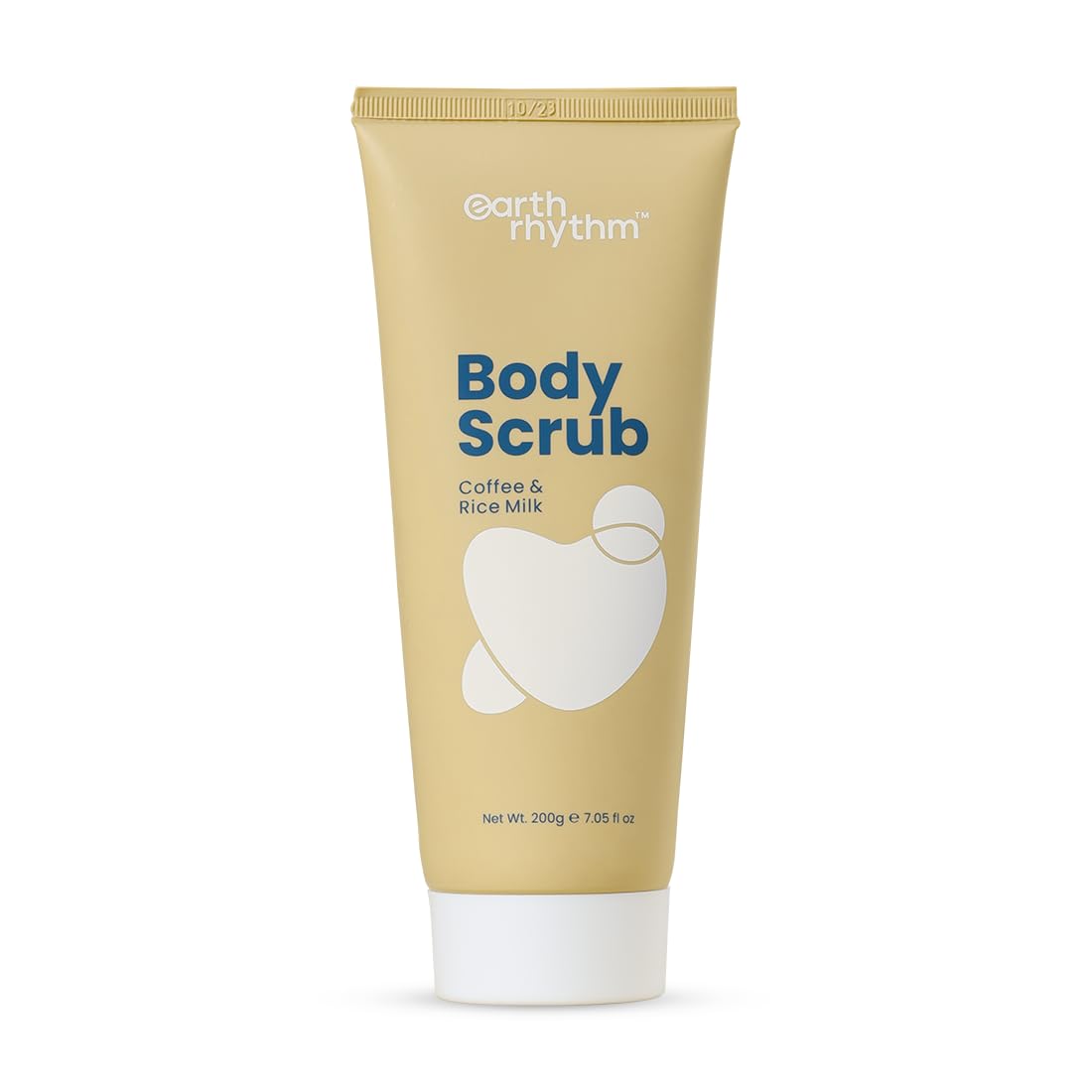 Earth Rhythm Body Scrub with Coffee & Rice Milk | Removes Grime, Polishes Skin, Nourishes & Softens - 200g