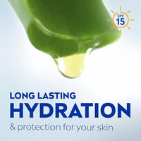 NIVEA Aloe Protection Body Lotion 200 ml | SPF 15 | Aloe Vera Extracts | Dep Moisture Serum | Men and Women | All Skin Type